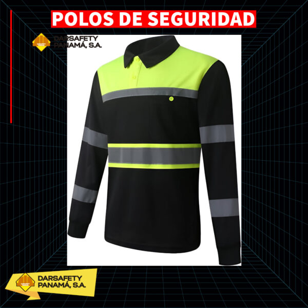 POLO MANGA LARGA REFLECTIVO